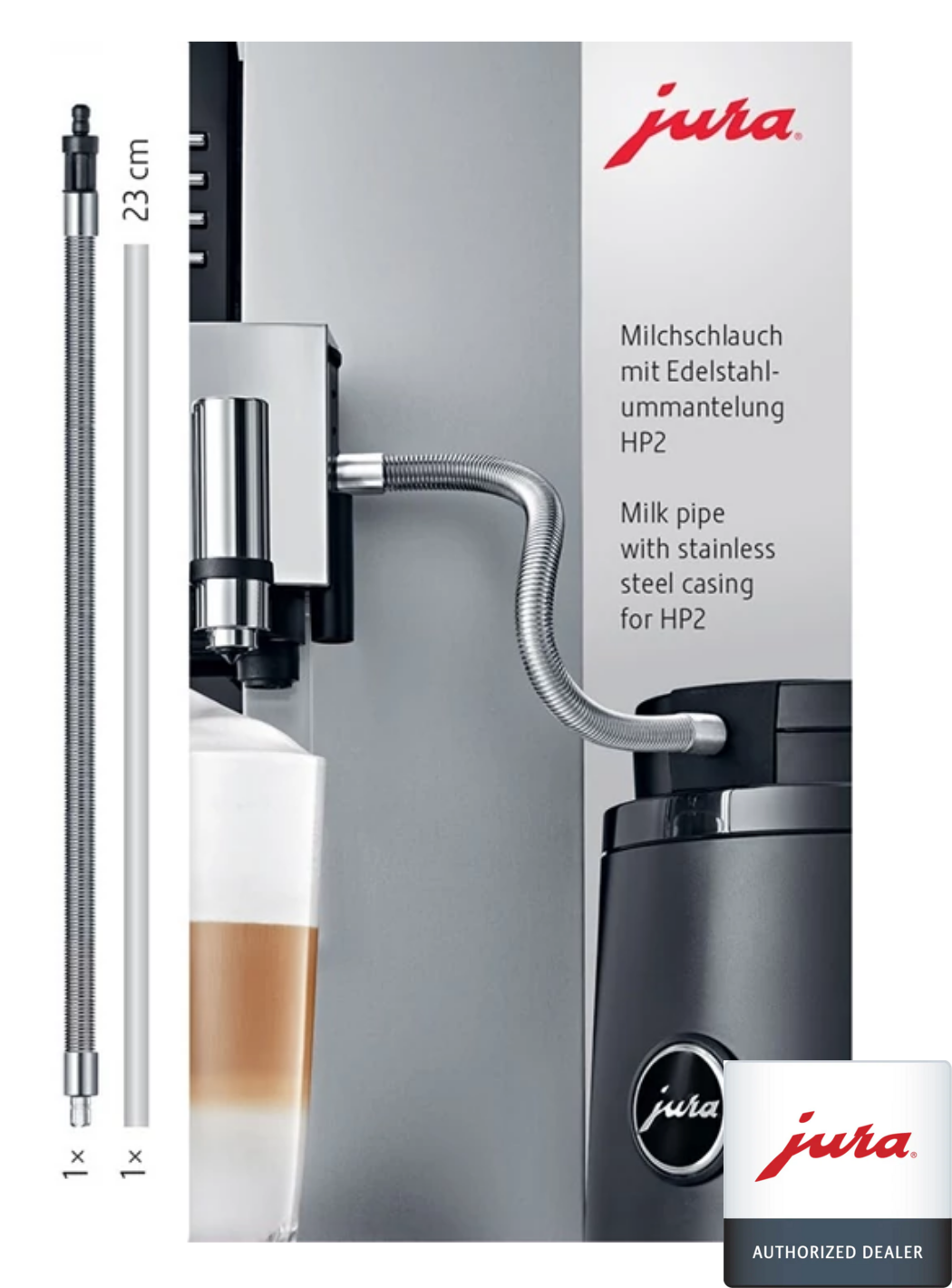 Milk pipe with stainless steel casing