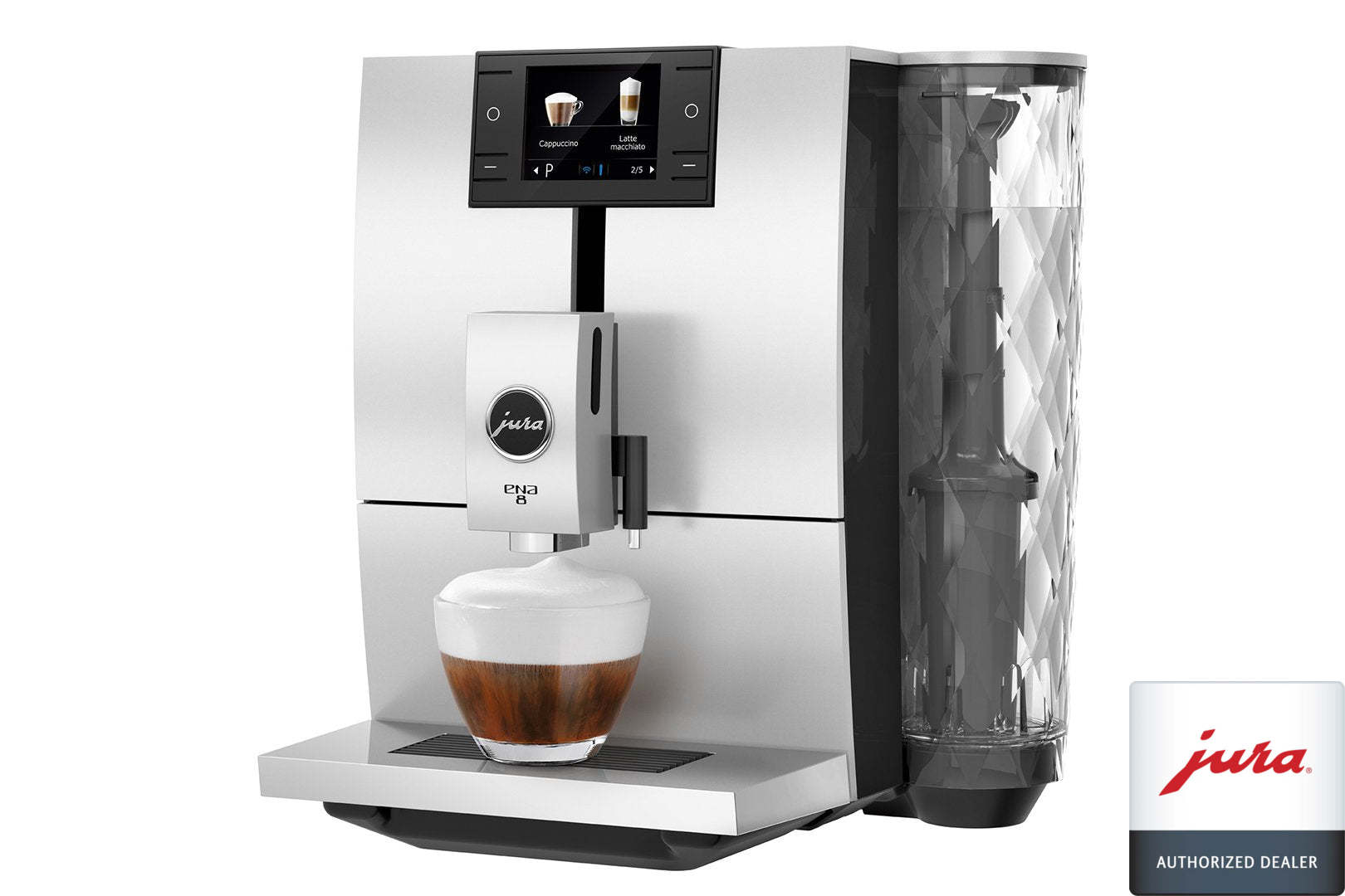 JURA ENA 8 - White - Metropolitan Black - Sunset Red