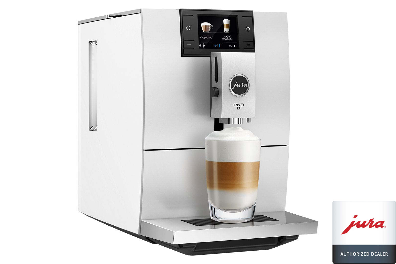 JURA ENA 8 - White - Metropolitan Black - Sunset Red