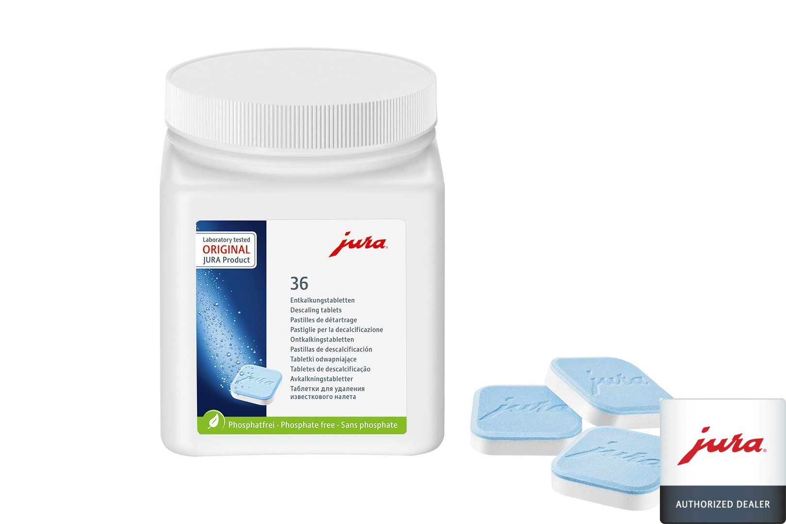 JURA Descaling Tablets (36 Pack) 2-phase