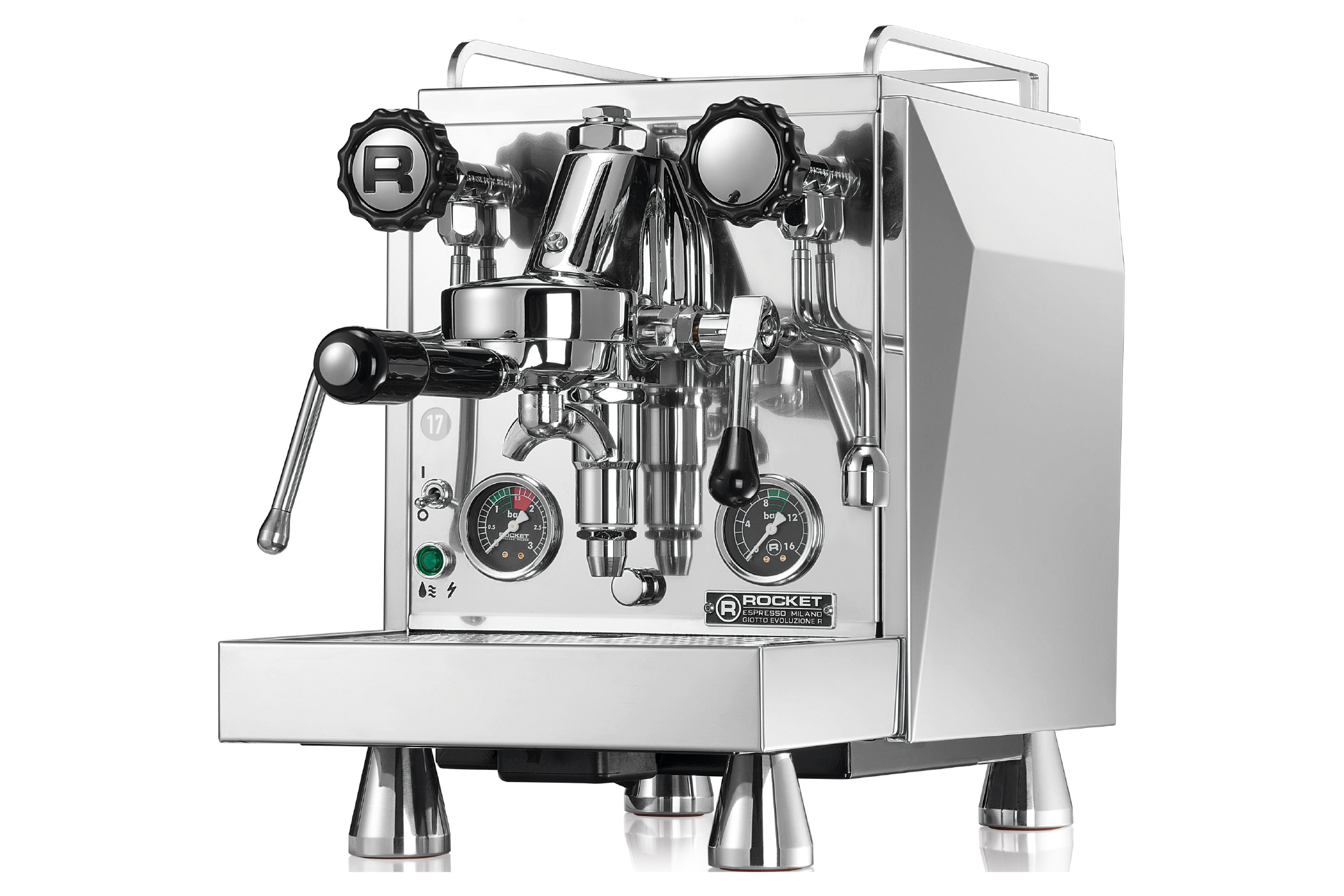 エスプレッソマシン ROCKET ESPRESSO MILANO MODELLO GIOTTO　 The new Giotto FAST in stainless finish via Chinese partners