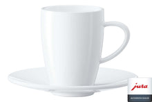  JURA White Coffee Cups/Saucers Gift Box - Set of 2