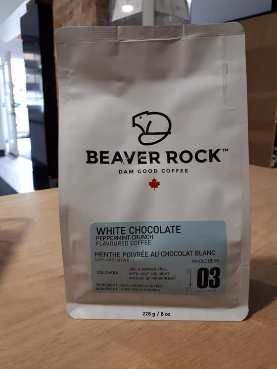 Beaver Rock White Chocolate Peppermint Crunch 8oz