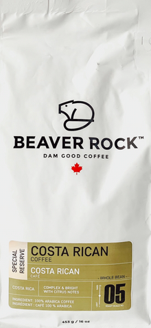  Beaver Rock (SPEC RESERVE) Costa Rica TERRAZU Beans 12 oz
