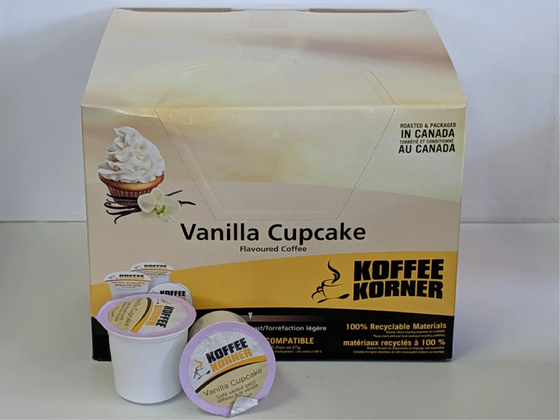 Koffee Korner by Beaver Rock - Vanilla Cupcake 25 ct